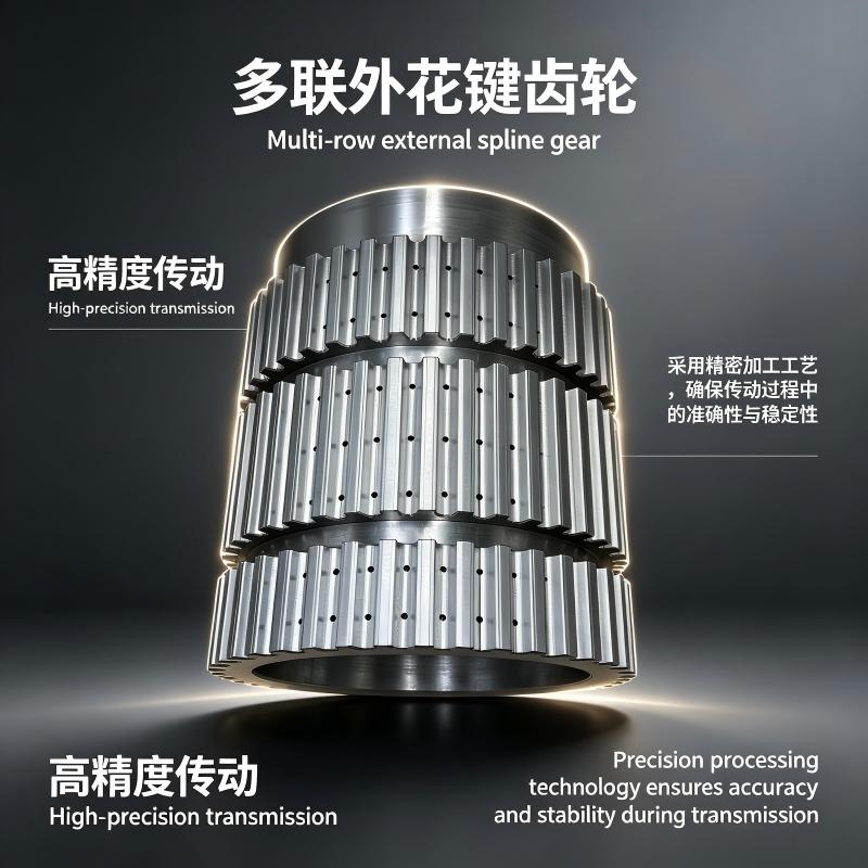 Multi-Gear External Spline
